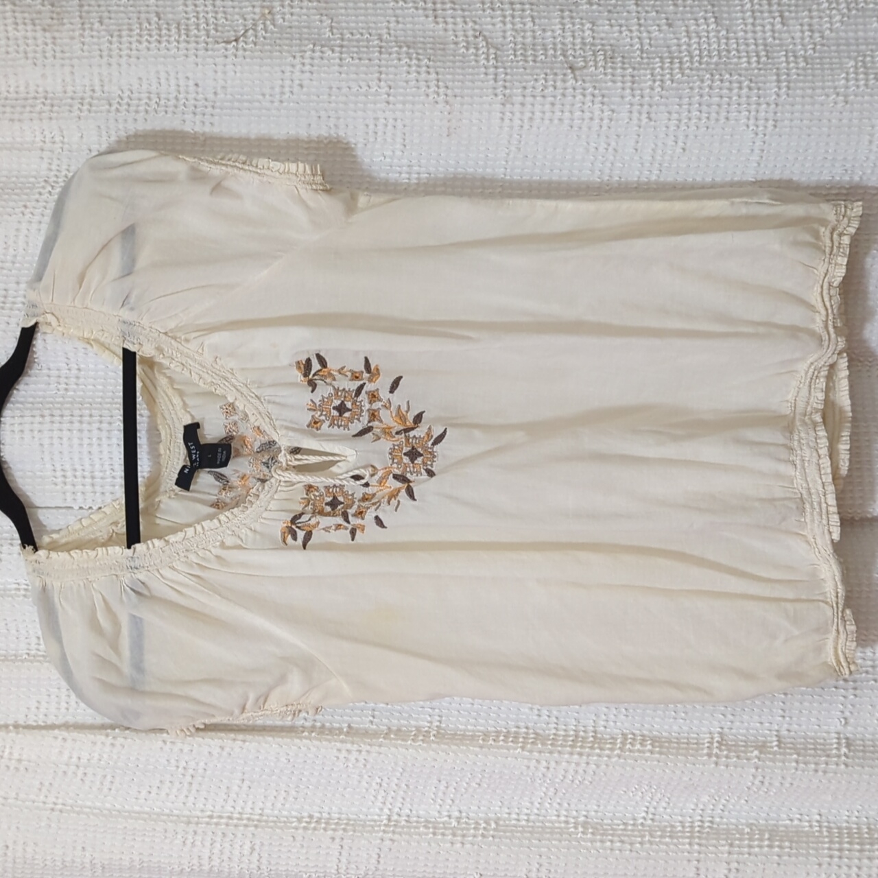 Peasant With Elastic Bottom, Elastic Cap Sleves
